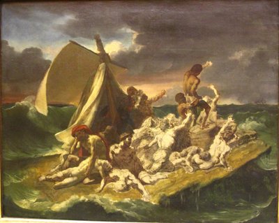 Sketch of The Raft of the Medusa by Theodore Gericault